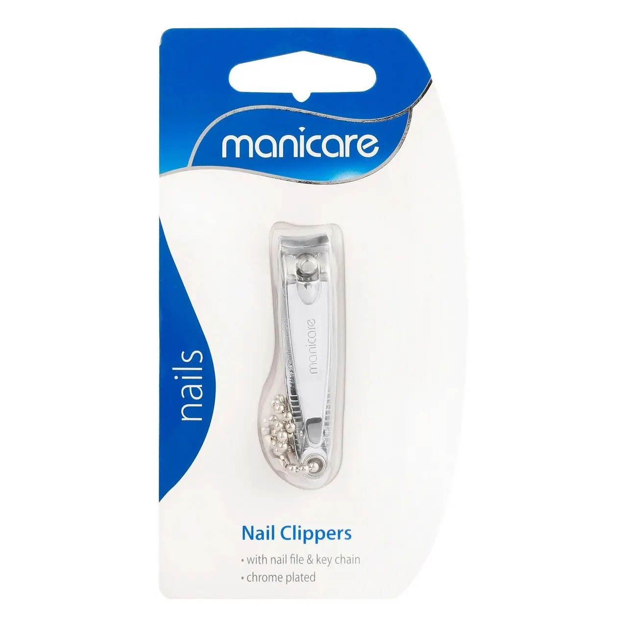 Manicare Nail Clippers, with Nail File and Key Chain