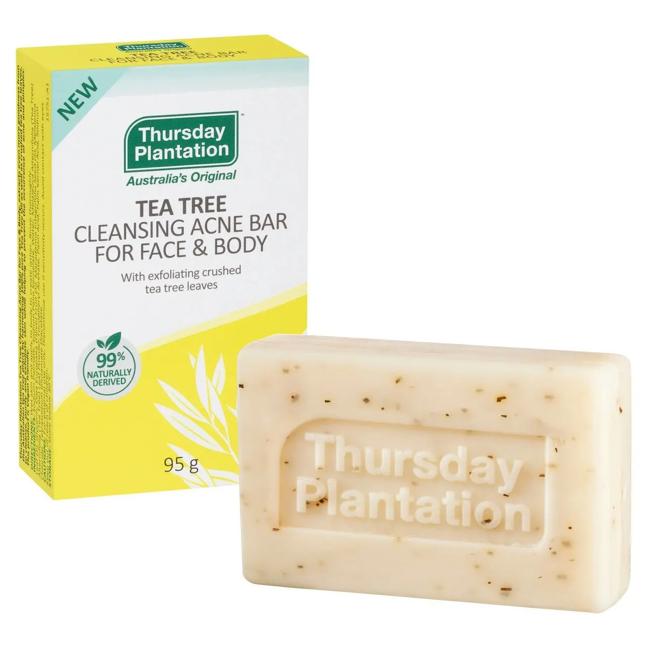 Thursday Plantation Cleansing Bar for Face & Body 95g