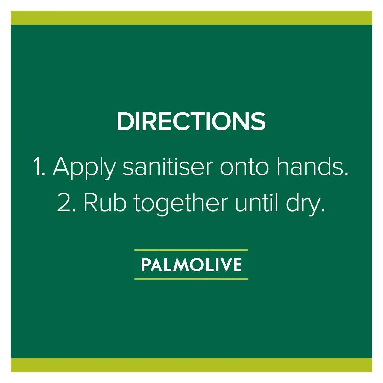 Palmolive Instant Antibacterial Hand Sanitiser Lemon & White Citrus Pump 200mL, Non-Sticky, Rinse Free, Kills Germs