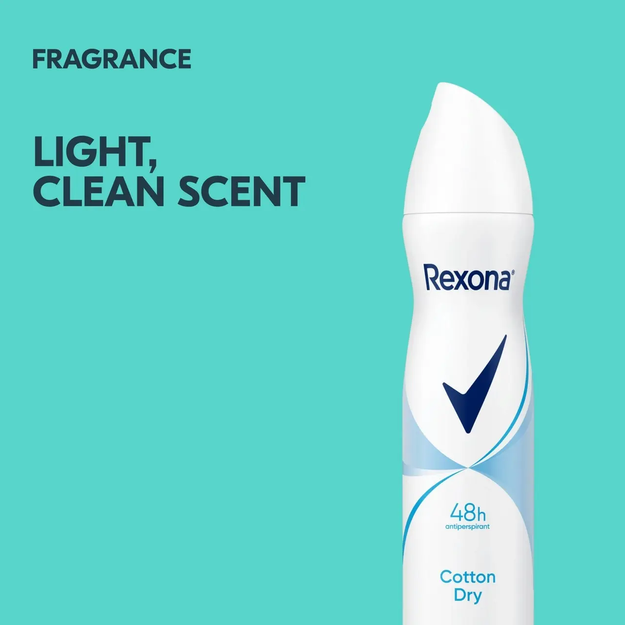 Rexona Women Deodorant aerosol antiperspirant Cotton Dry 48-hour sweat and odour protection 250 mL