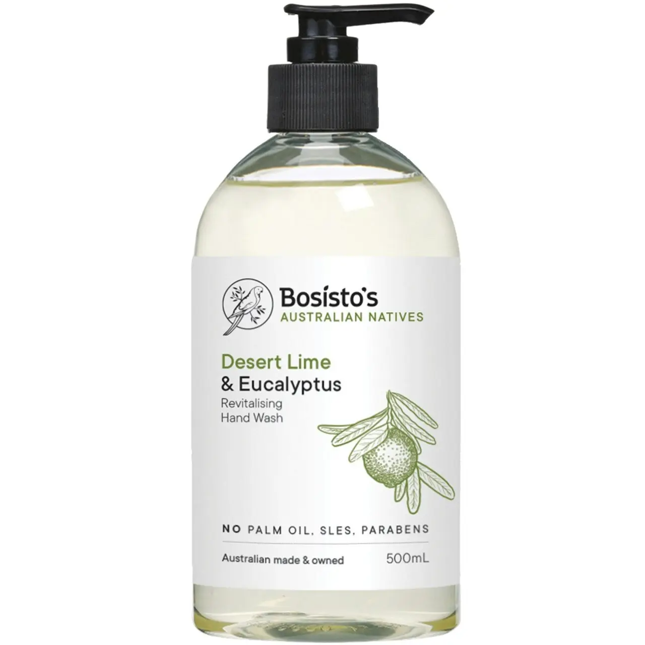 Bosisto's Desert Lime & Eucalyptus Hand Wash 500mL