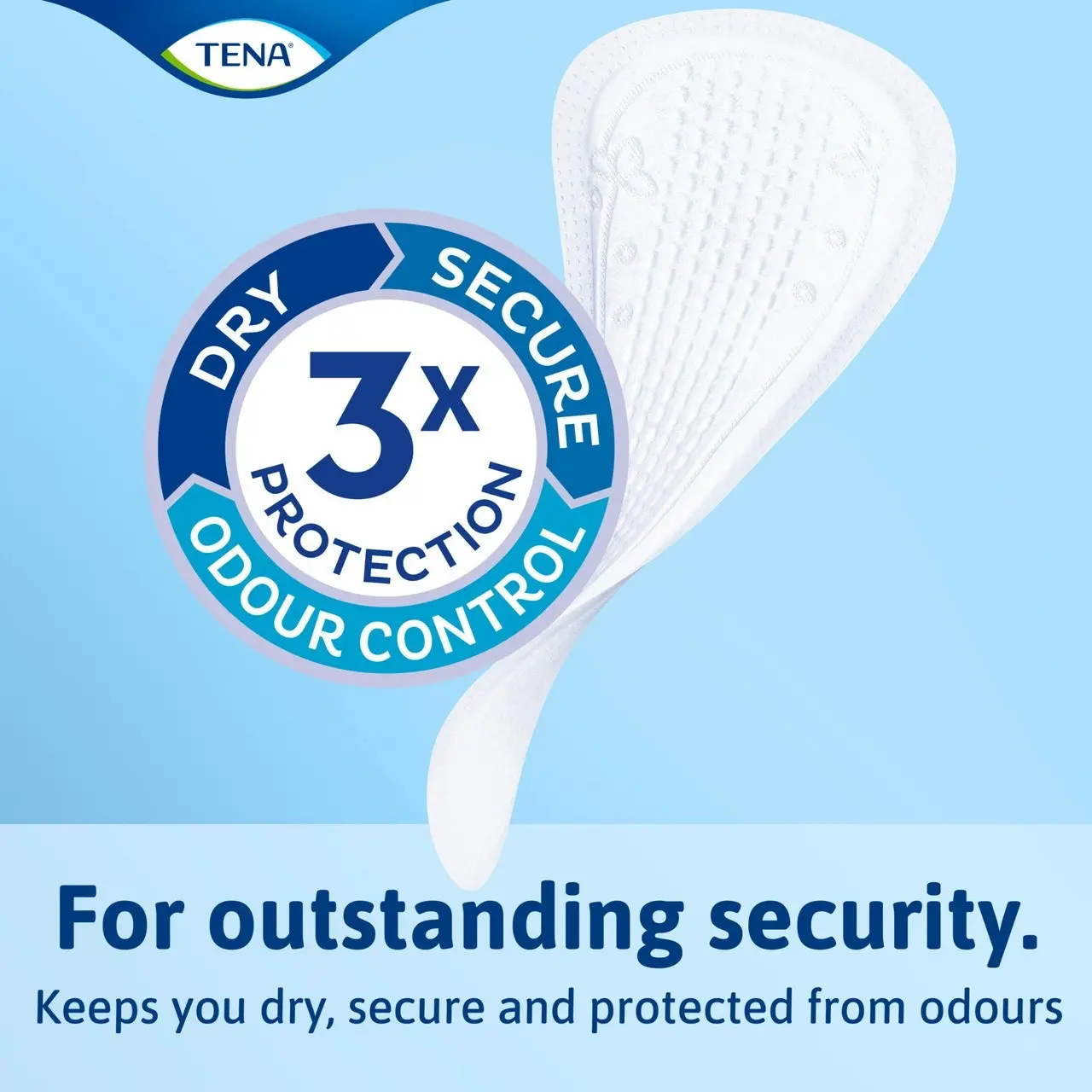 TENA Standard Length Liners 30 Pack