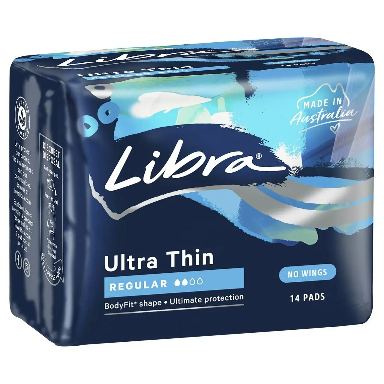 Libra Ultra Thin Pads Regular 14 Pack