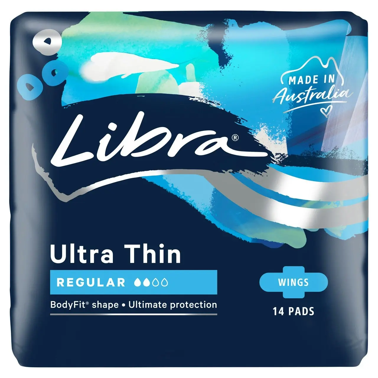 Libra Ultra Thin Pads Regular with Wings 14 pack