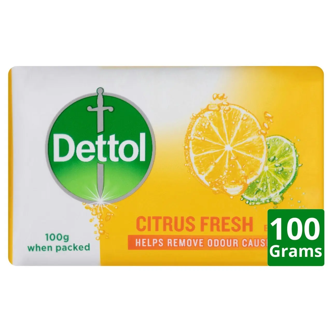 Dettol Citrus Fresh Bar Soap 100g 3 Pack