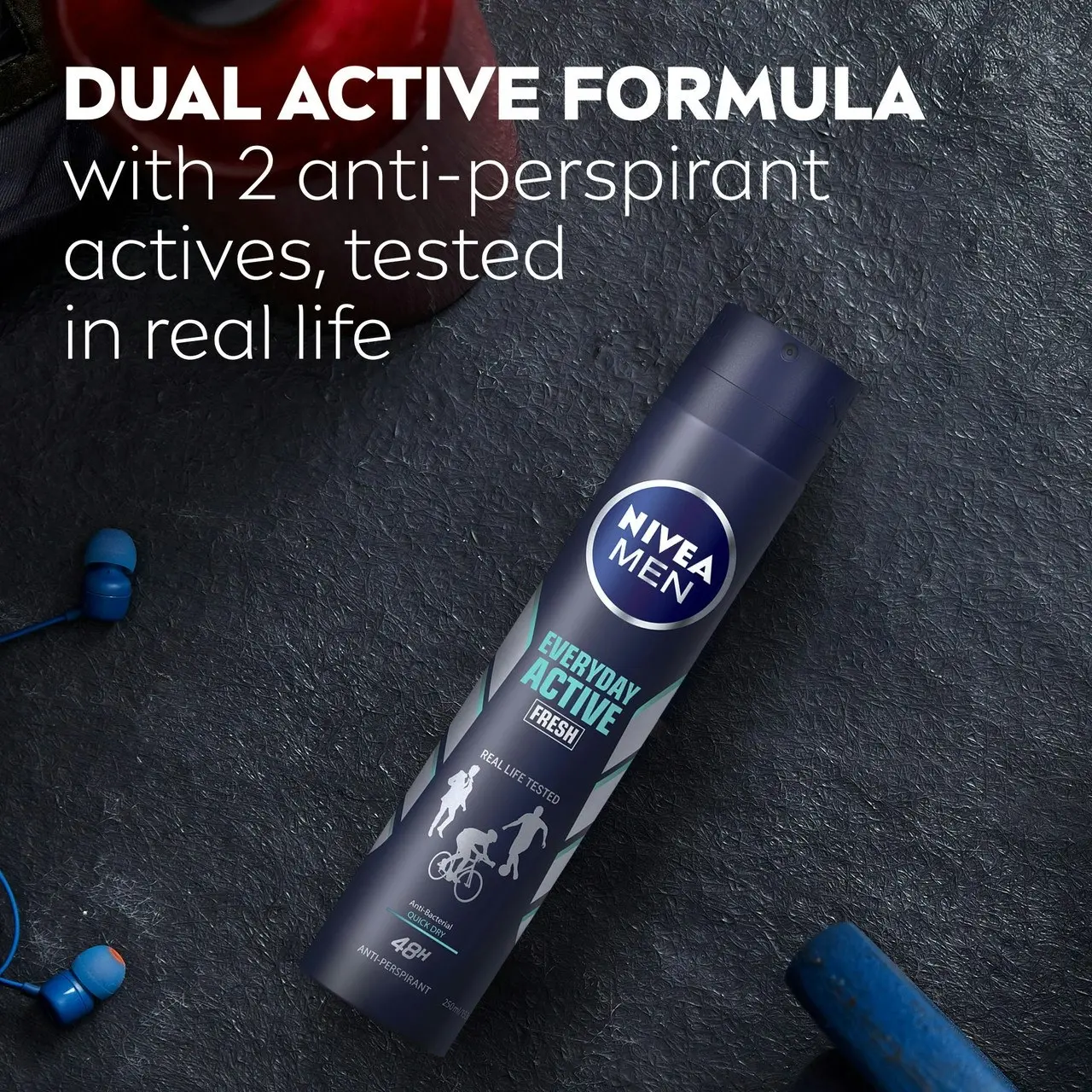 Nivea MEN Everyday Active Aerosol Fresh Deodorant 250ml