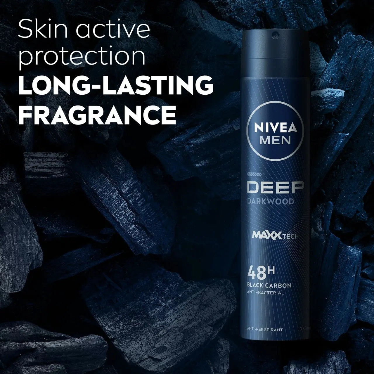 Nivea MEN Deep Darkwood Anti-perspirant Aerosol 250ml