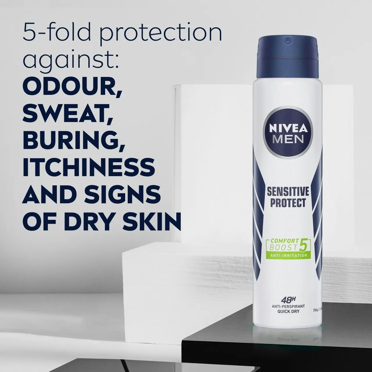 Nivea MEN Sensitive Protect Anti-Perspirant Aerosol 250ml