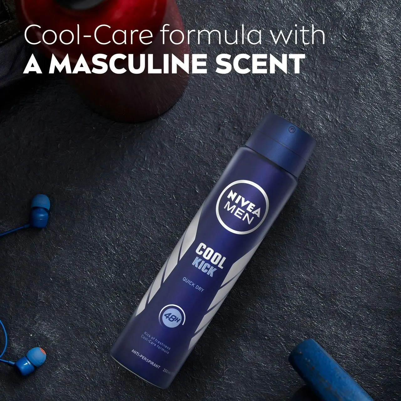 Nivea MEN Cool Kick Anti-Perspirant Aerosol Deodorant 250ml