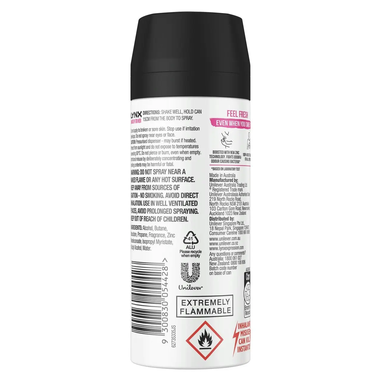 Lynx Deodorant Body Spray Anarchy For Her 165 ml