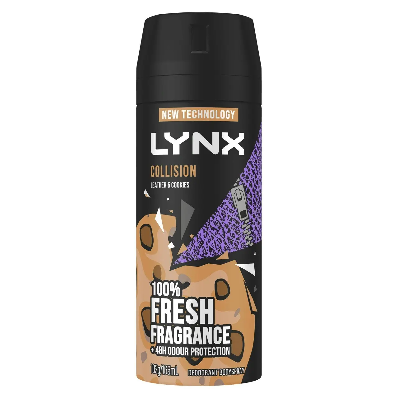 Lynx Deodorant Body Spray Collision Leather & Cookies 165 ml