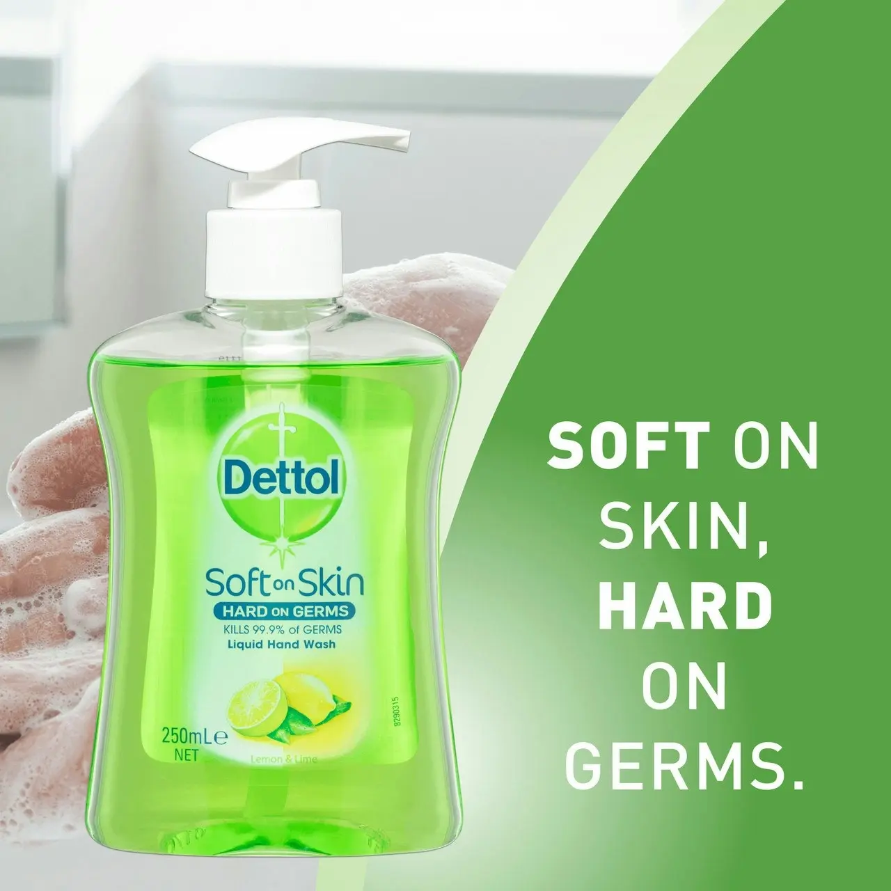 Dettol Antibacterial Liquid Hand Wash Pump Refresh 250mL