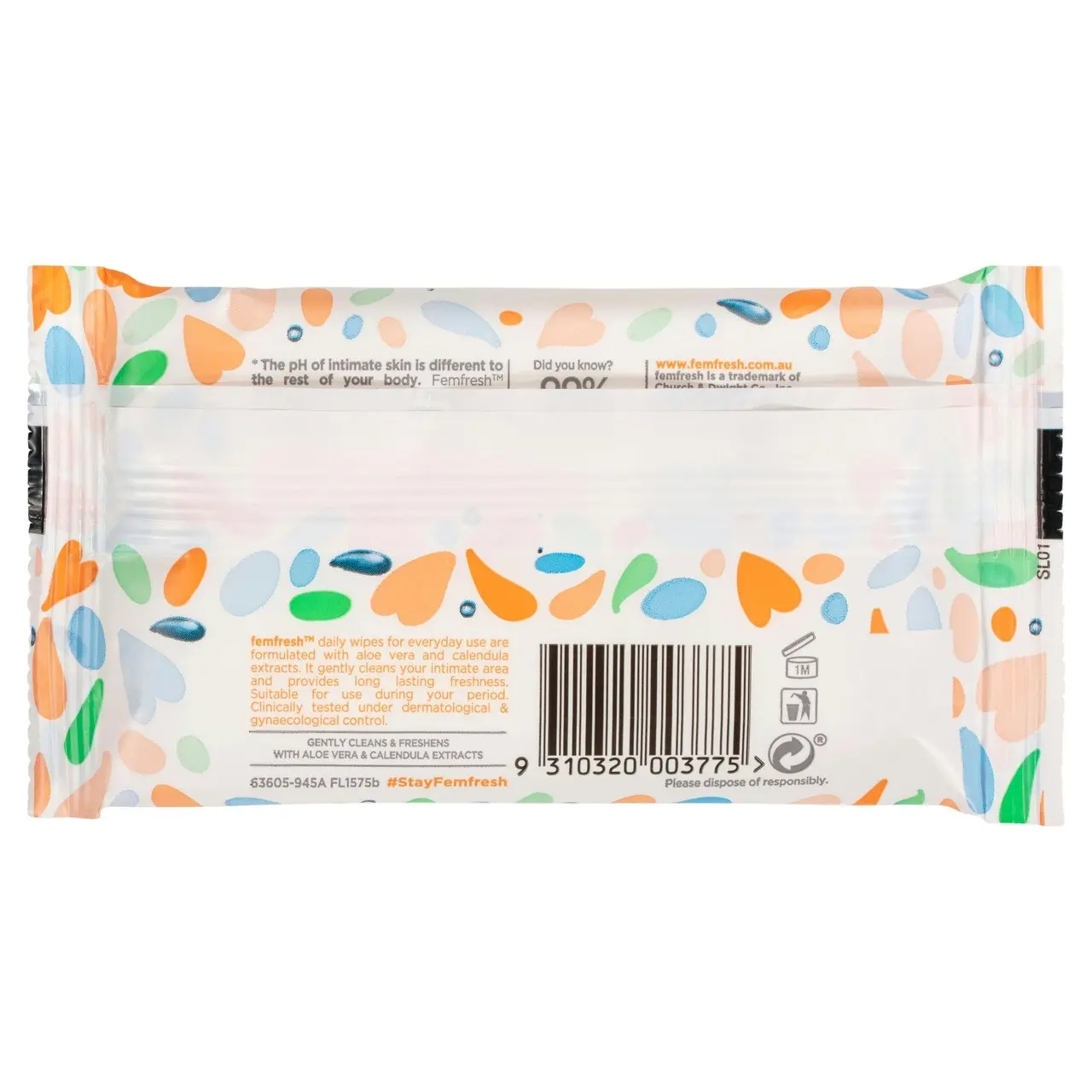 femfresh Daily Intimate Wipes 10 Pack