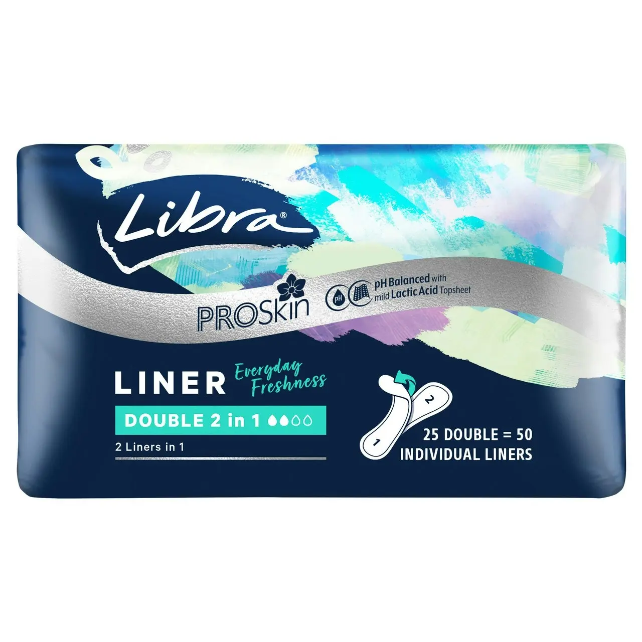 Libra Double 2 in 1 Liners 25 Pack