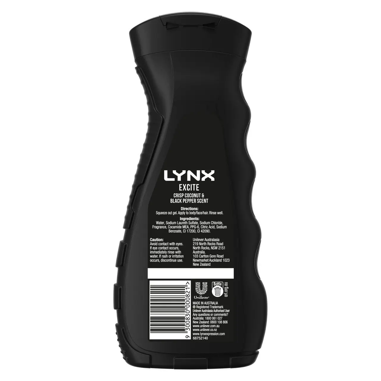 Lynx Men Body Wash Excite 400ml