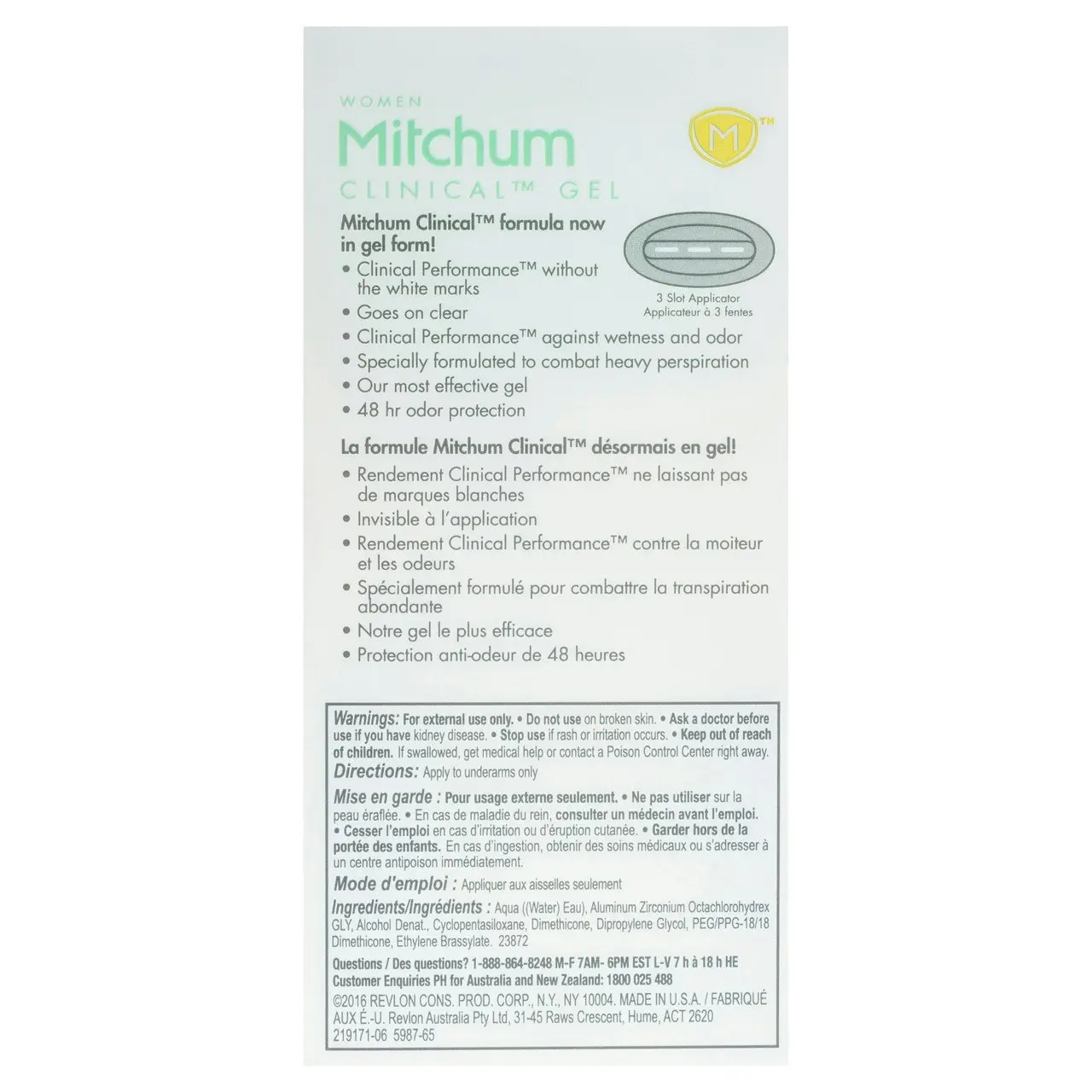 Mitchum Women Clinical Gel 48 Hour Cool Fresh