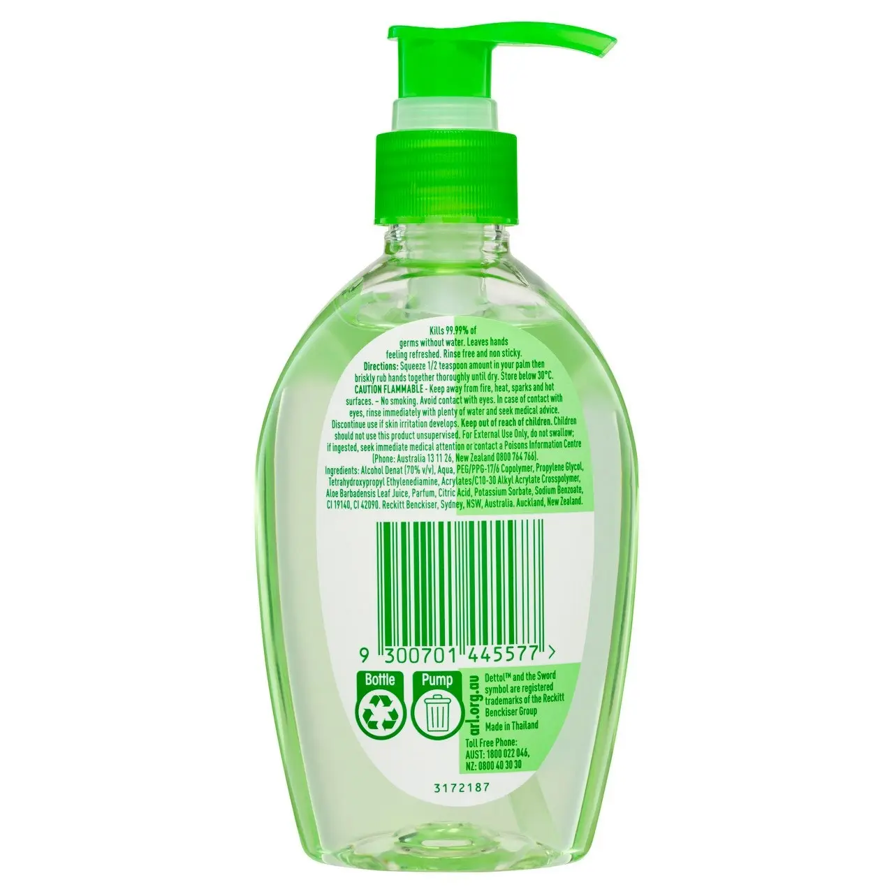 Dettol Antibacterial Instant Hand Sanitiser Refresh 200ml