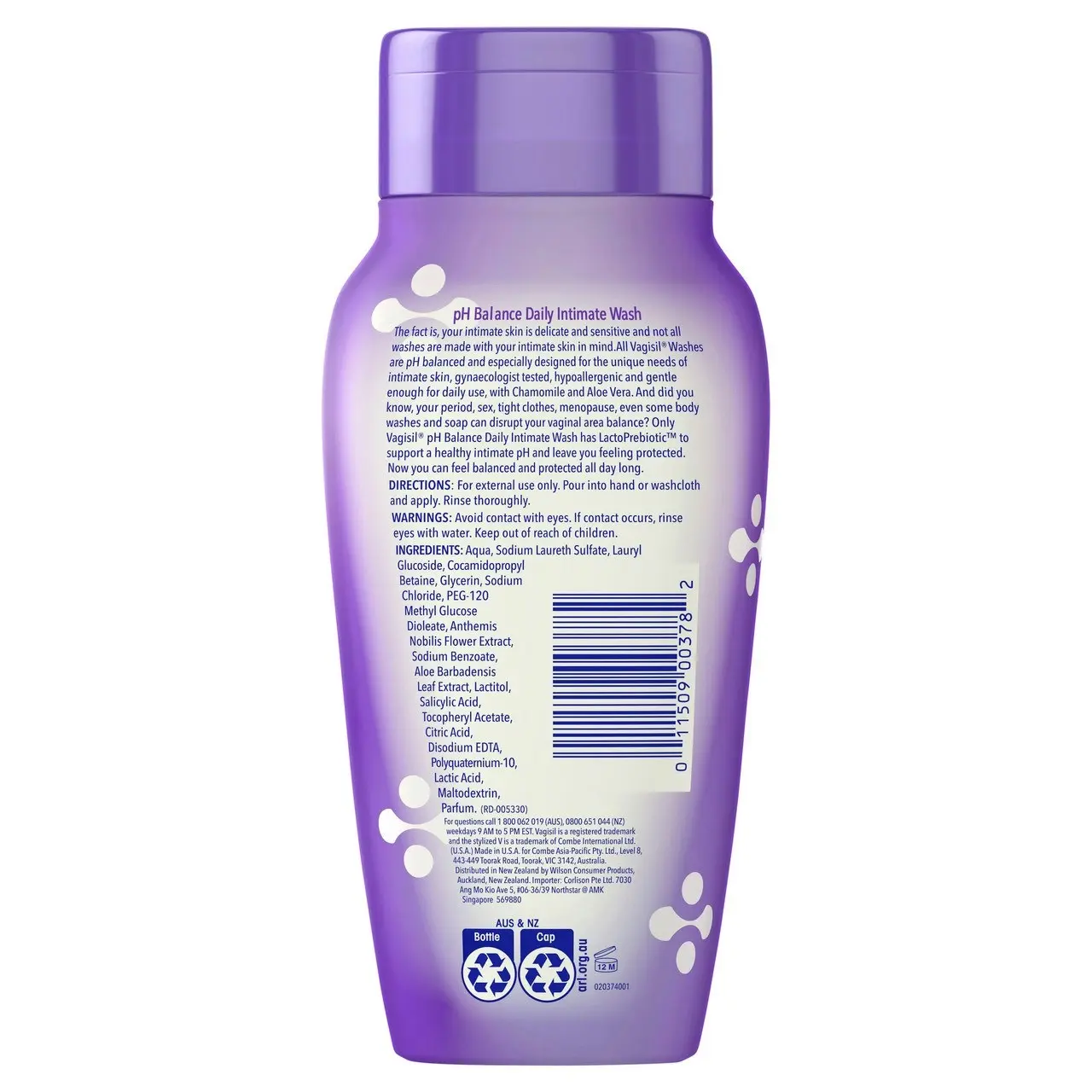 Vagisil pH Balance Intimate Wash 240mL