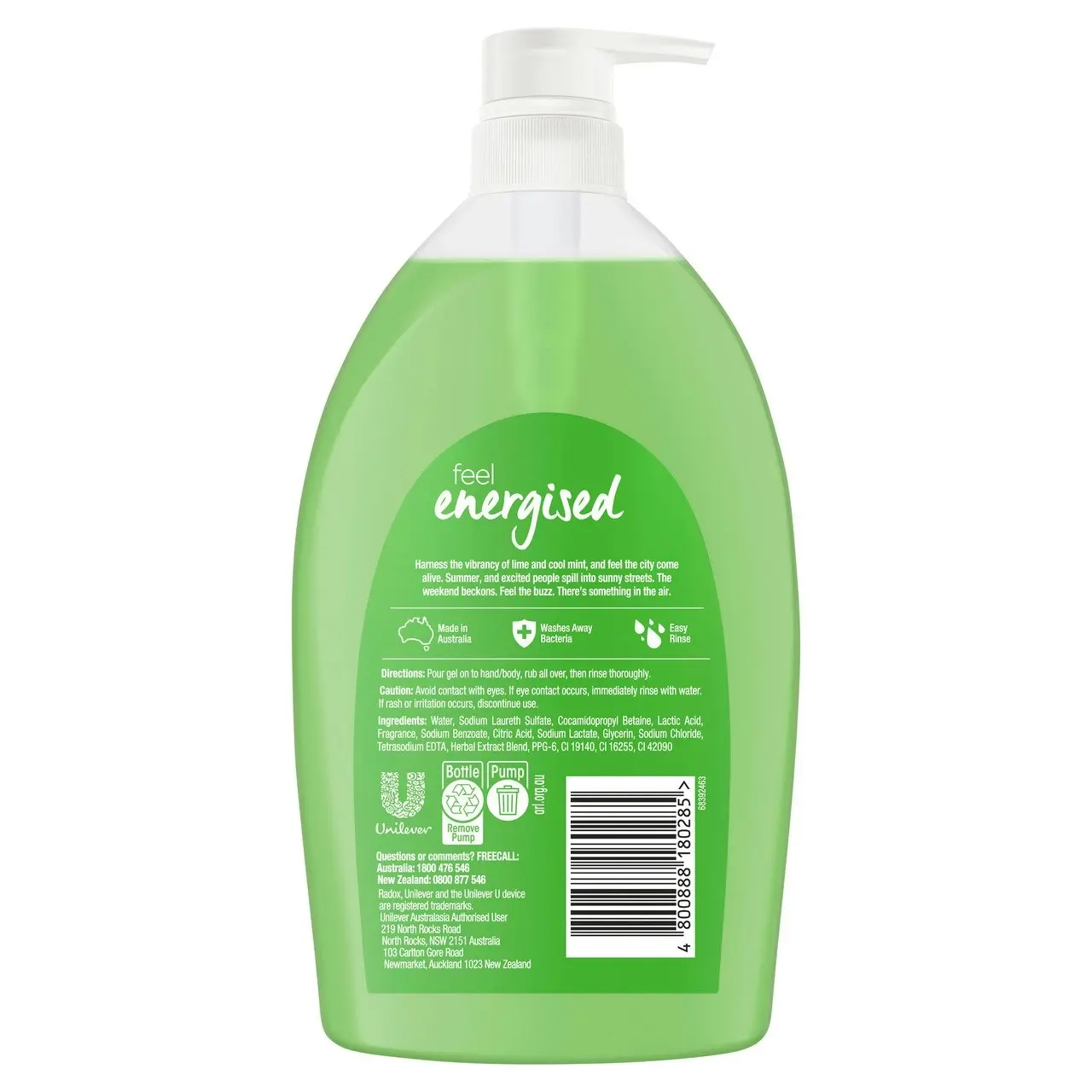 Radox Body Wash Feel Energised 1L