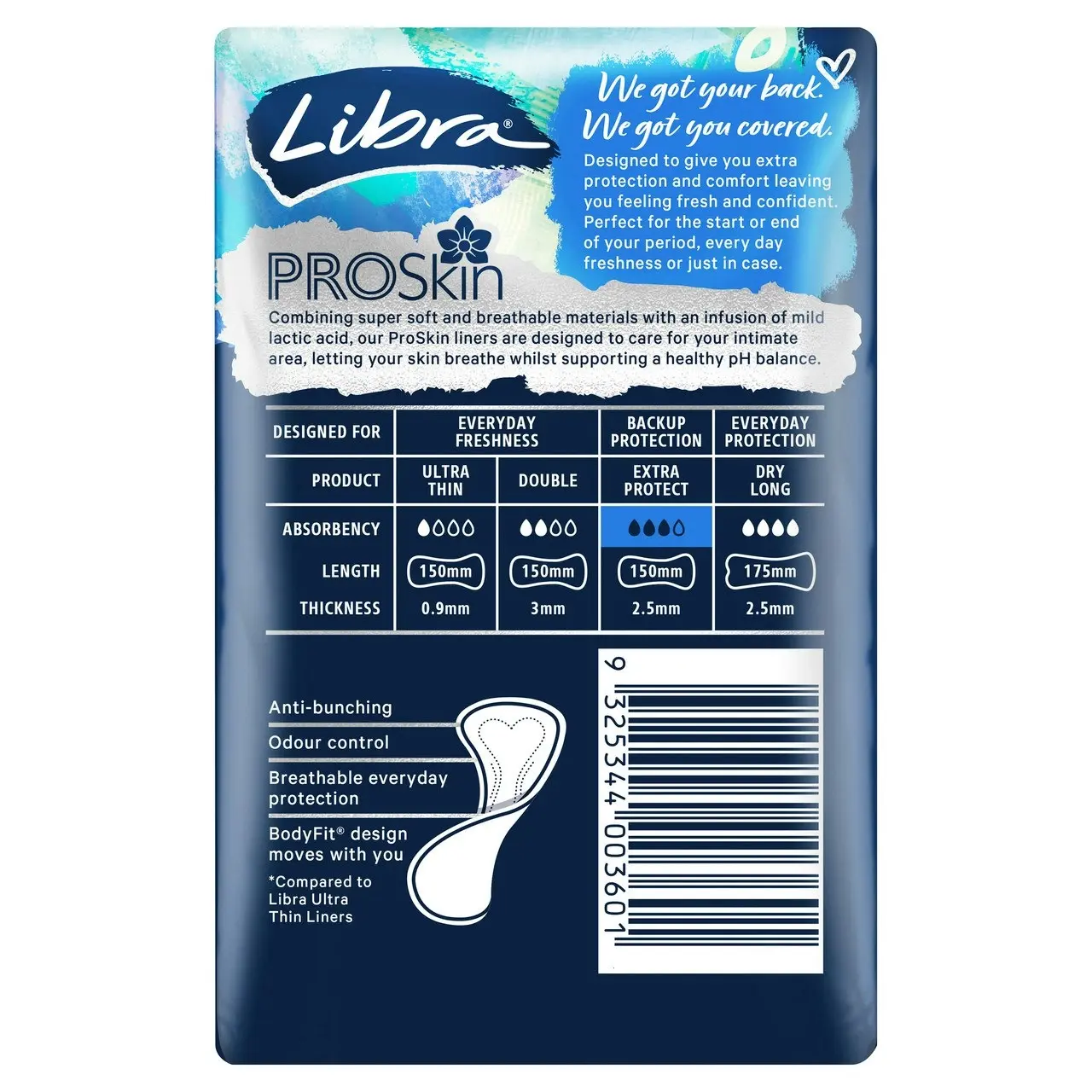 Libra Extra Protect Liners 30 Pack