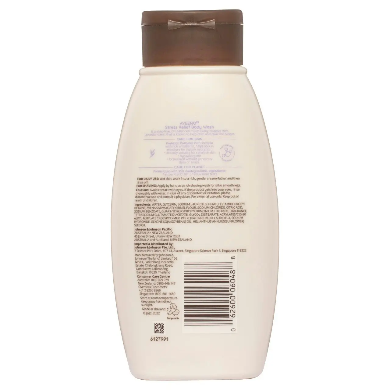 Aveeno Stress Relief Lavender Scented Body Wash 354mL