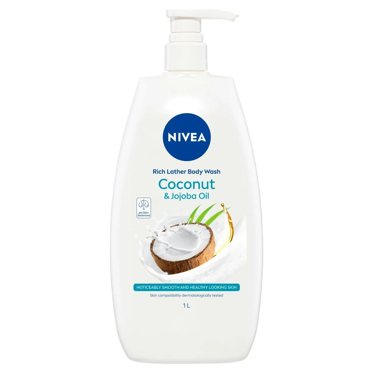 Nivea Rich Moisture Coconut & Jojoba Oil Body Wash 1L