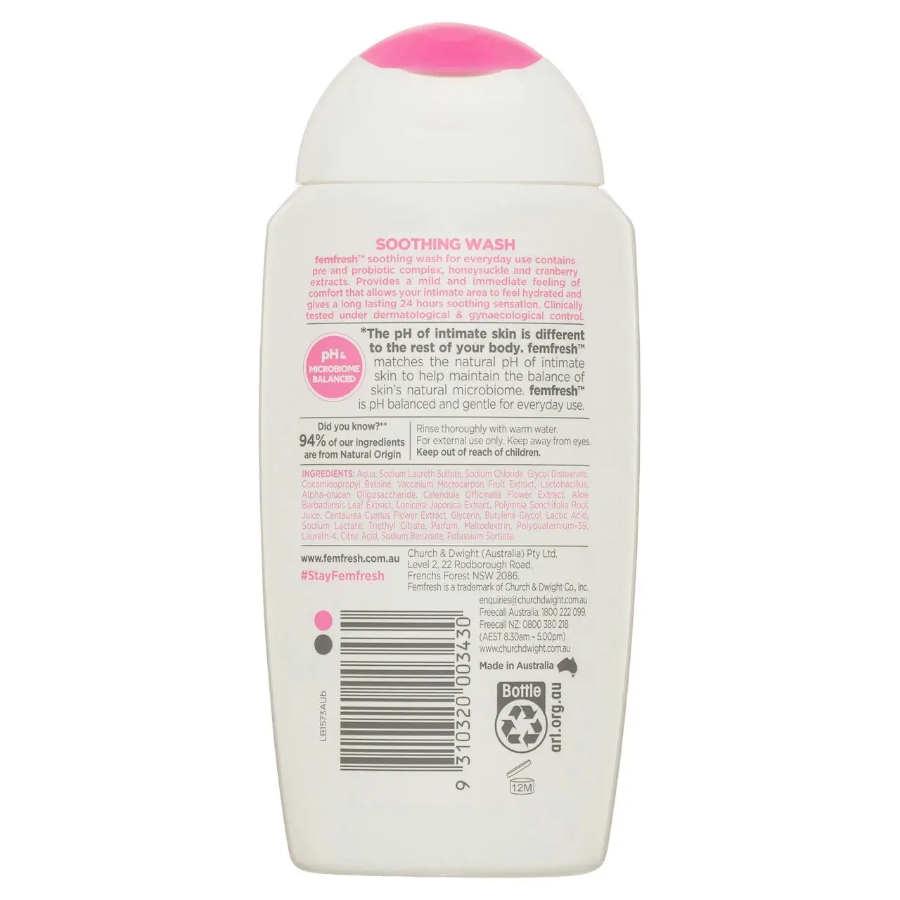 femfresh Soothing Intimate Wash 250mL