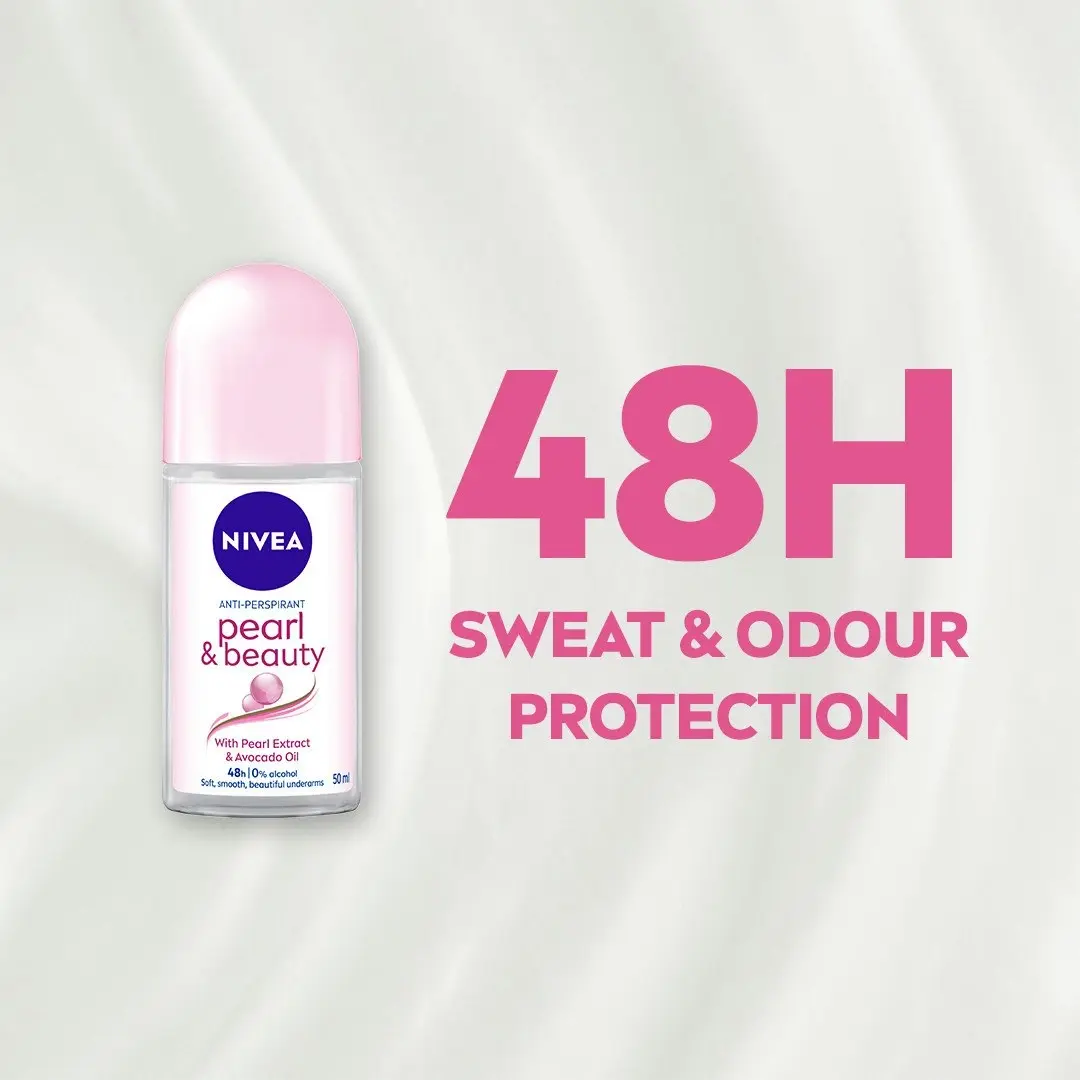 Nivea Pearl & Beauty Anti-Perspirant Roll-on Deodorant 50ml