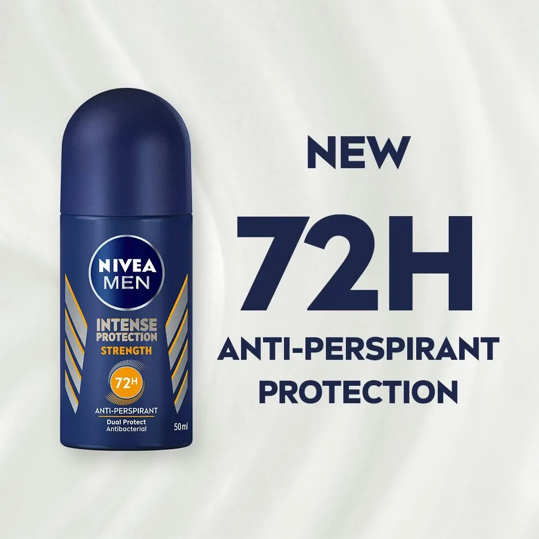 Nivea MEN Intense Protection Strength Anti-perspirant Roll-On Deodorant 50ml