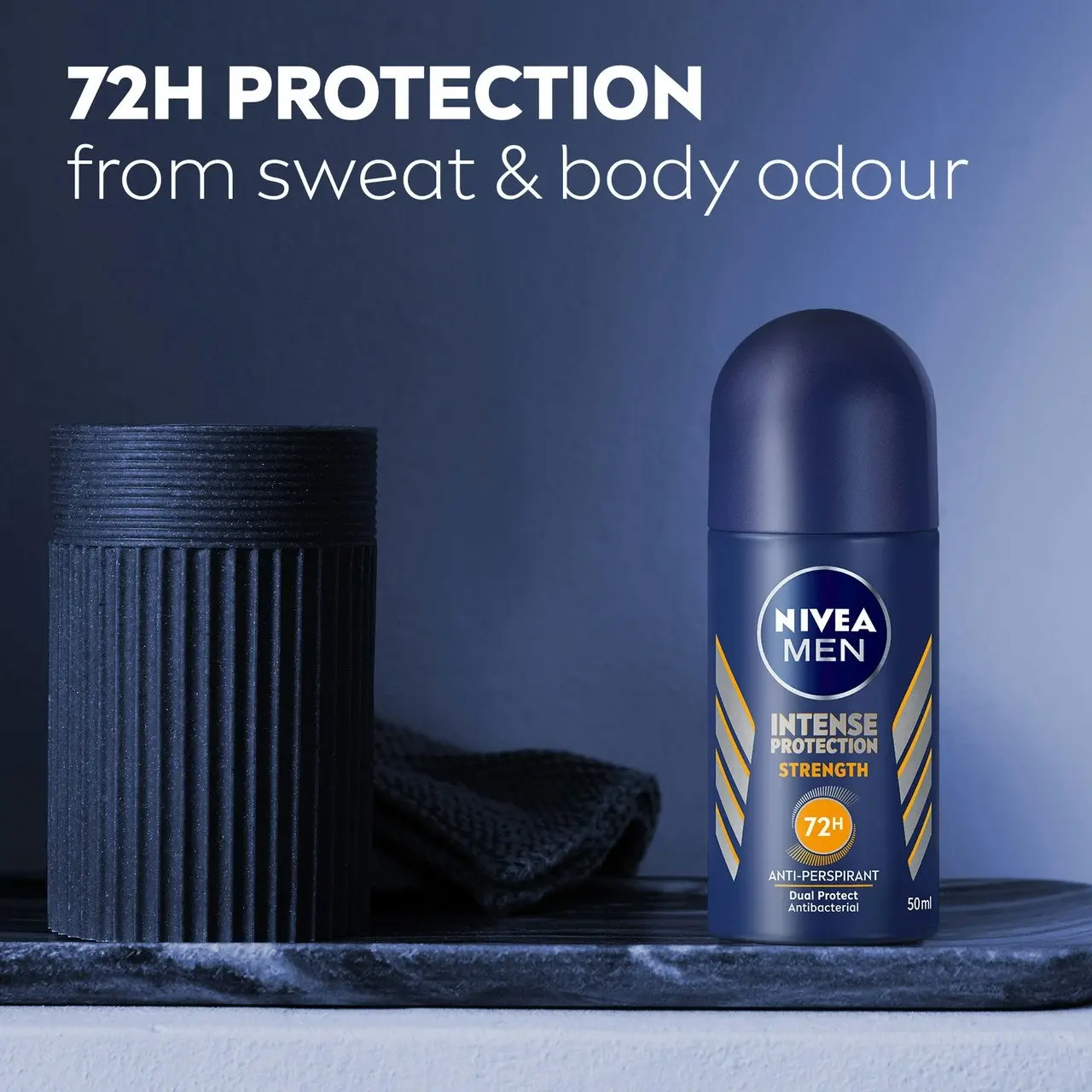 Nivea MEN Intense Protection Strength Anti-perspirant Roll-On Deodorant 50ml