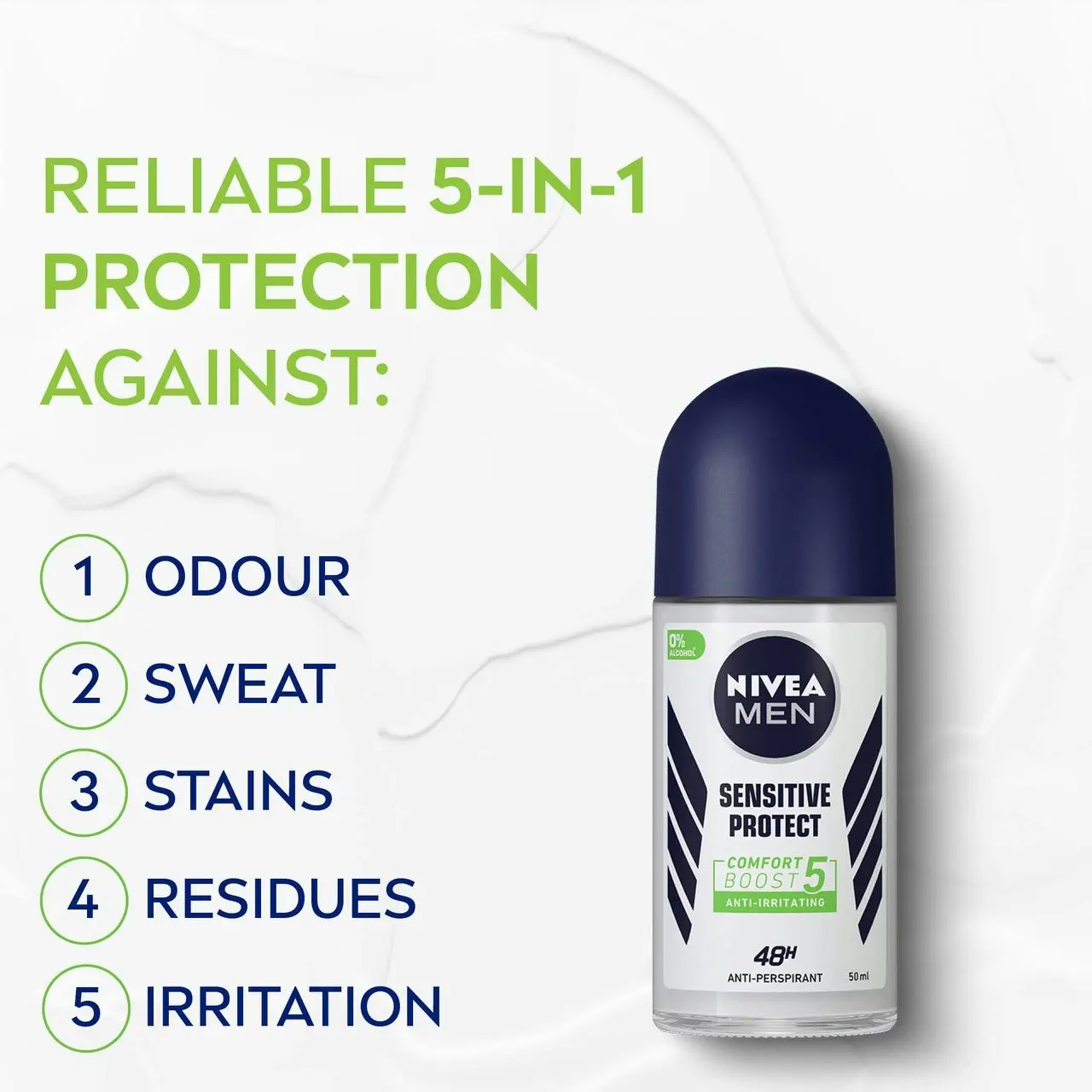 Nivea Nivea MEN Sensitive Protect Anti-Perspirant Roll-On