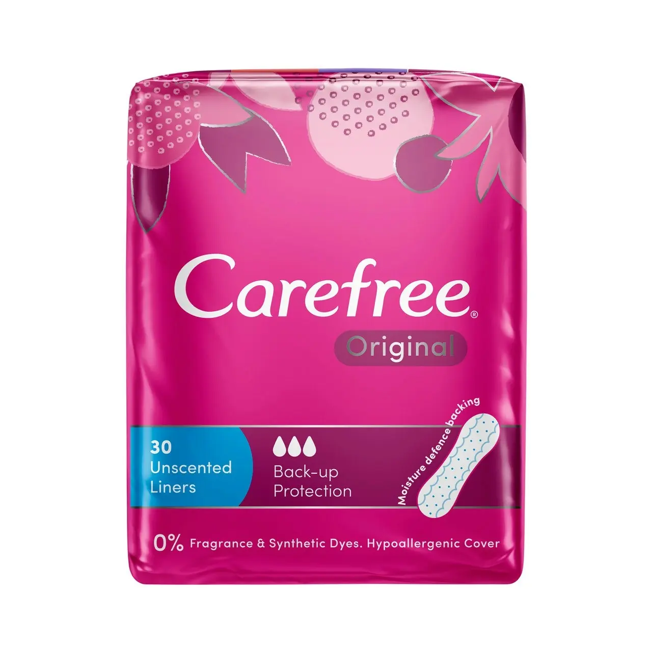 Carefree Original Unscented Liners 30 pack