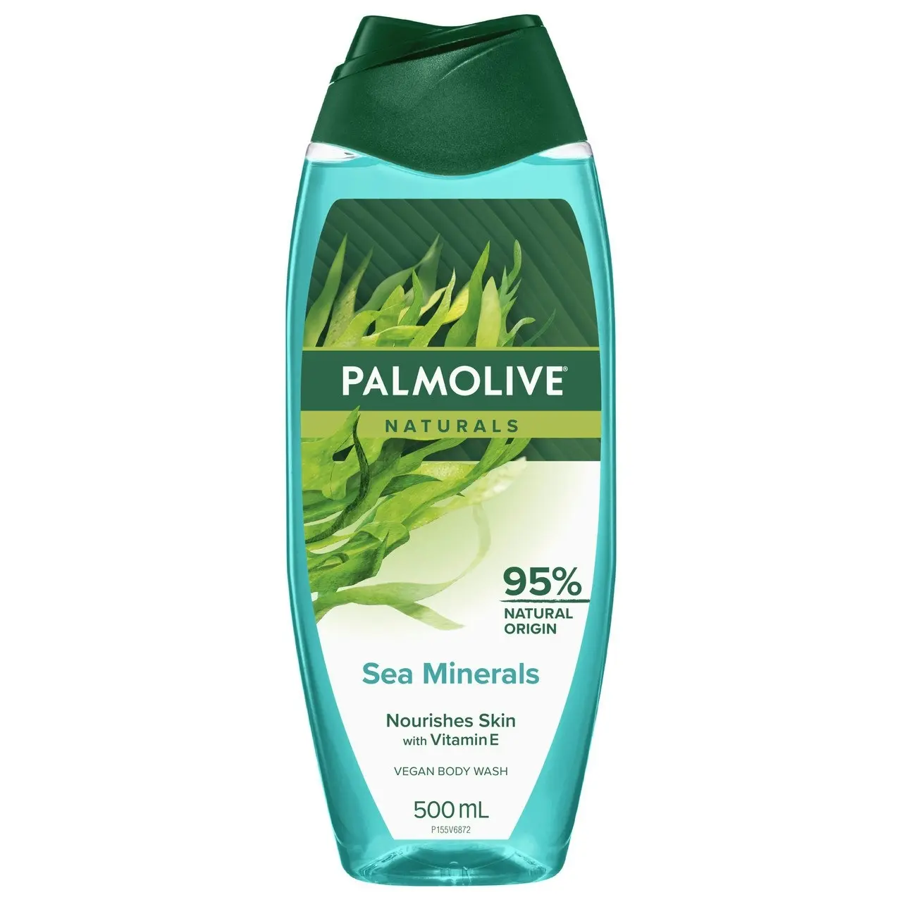 Palmolive Naturals Body Wash, 500mL, Sea Minerals with Seaweed and Sea Salt, No Parabens