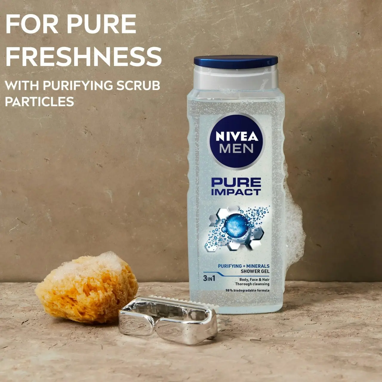 Nivea MEN Pure Impact Shower Gel