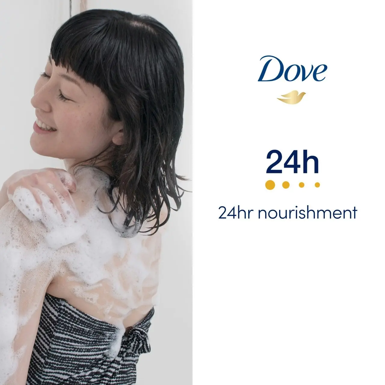 Dove  Body Wash 24-hour nourishment Triple Moisturising with a microbiome-gentle formula for daily skin care 500 mL