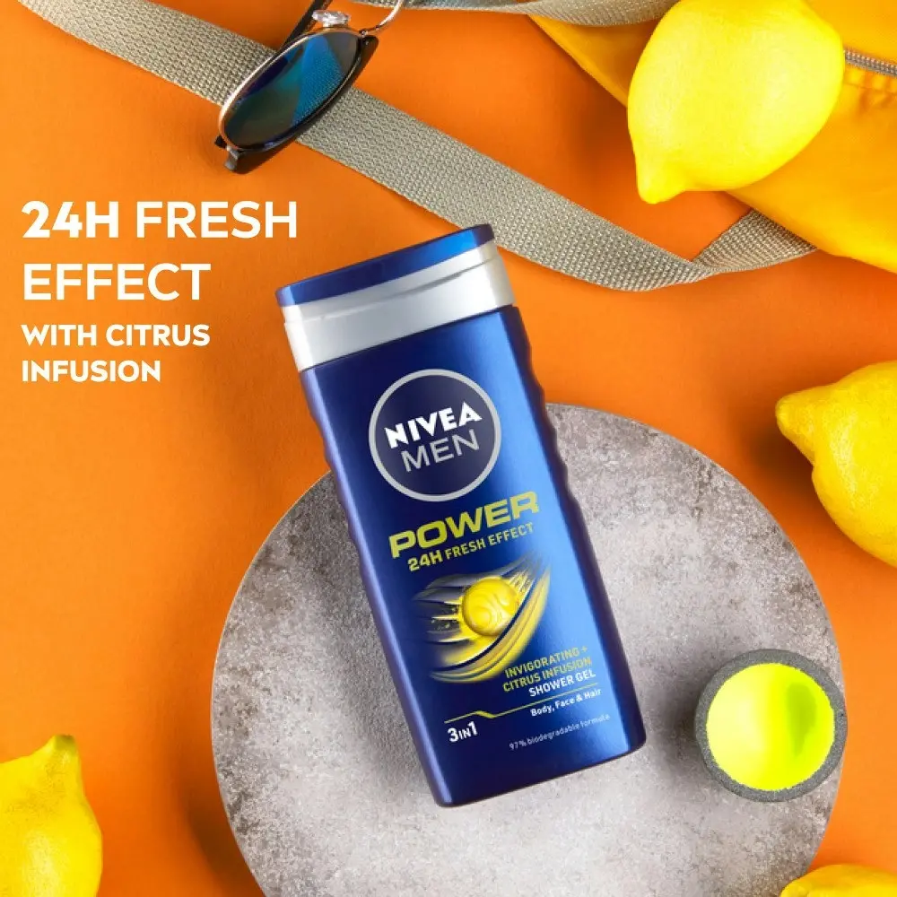 Nivea MEN Power Fresh Shower Gel 500ml