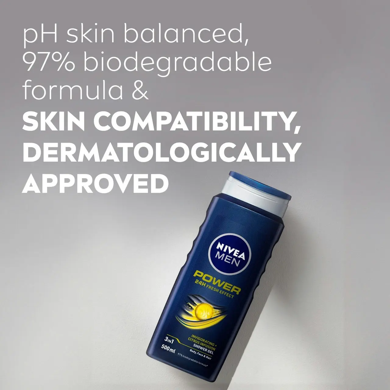 Nivea MEN Power Fresh Shower Gel 500ml