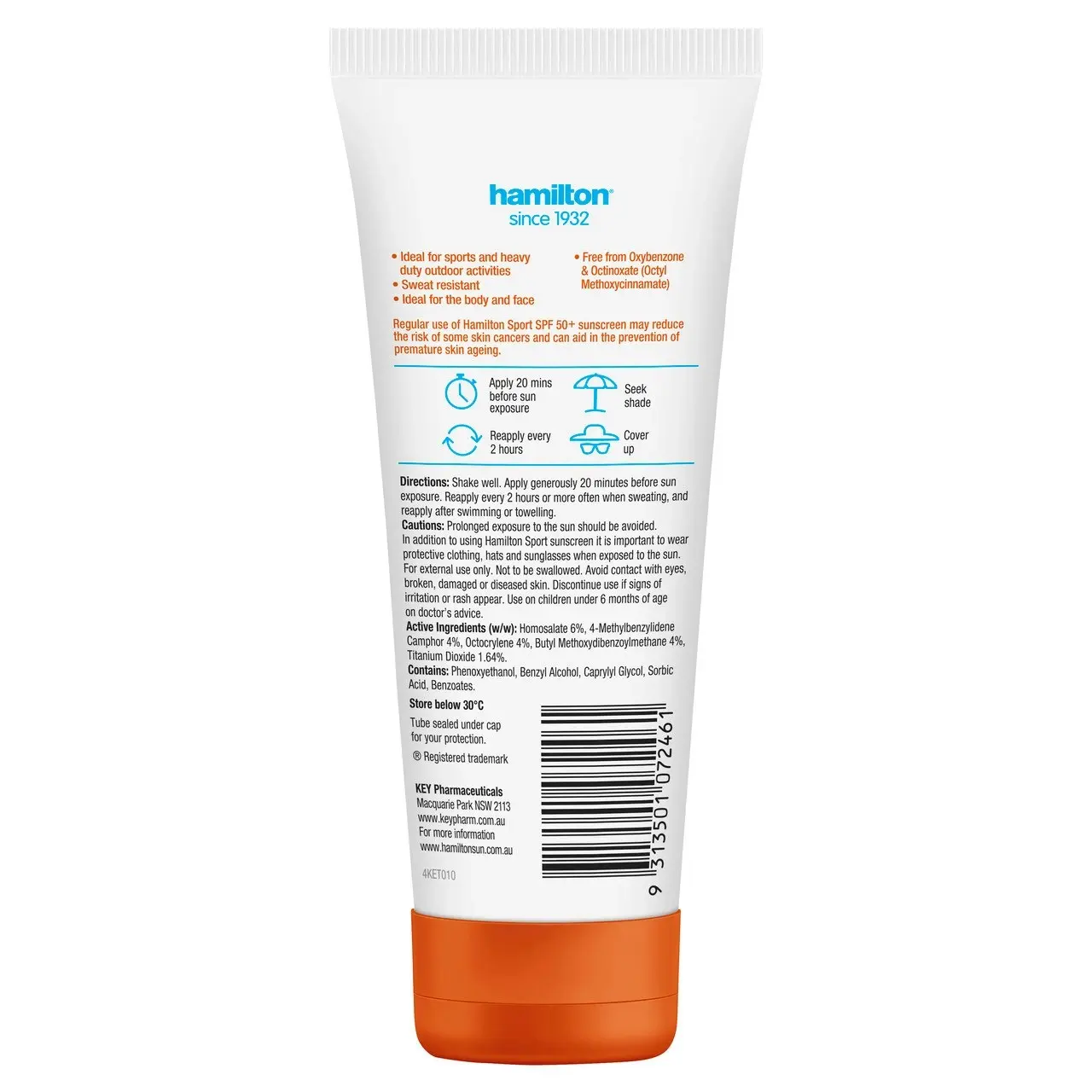 Hamilton Sport SPF 50+ 200g