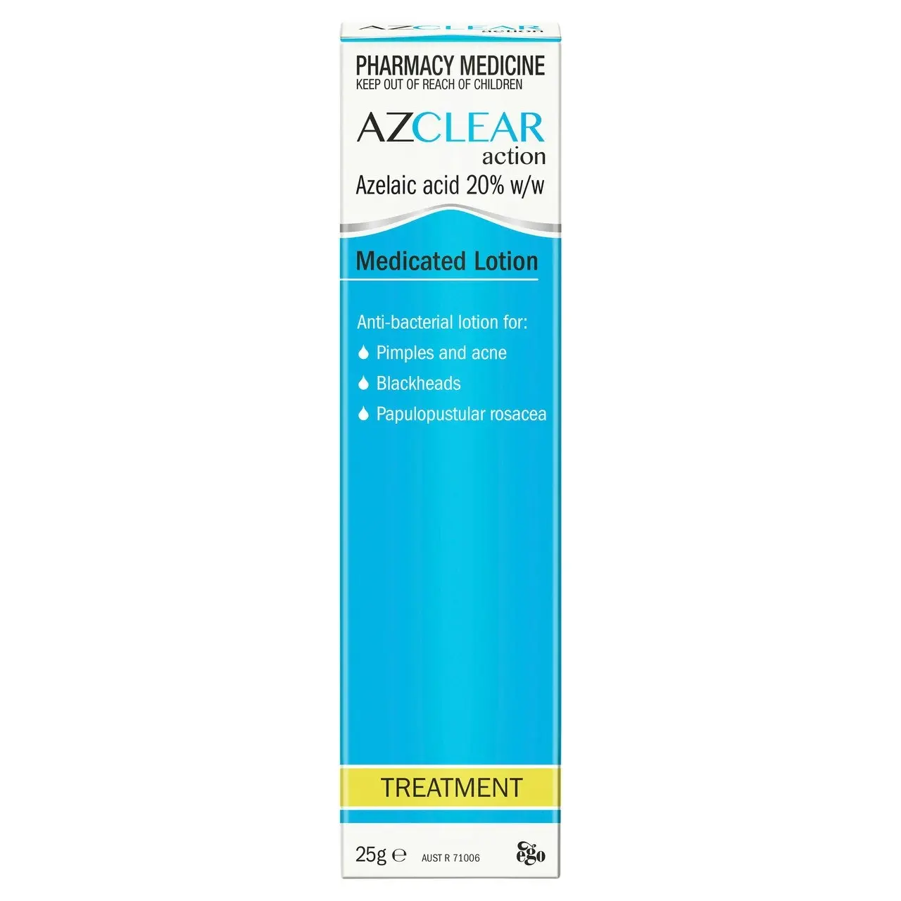 Azclear Action Medicated Lotion 25g