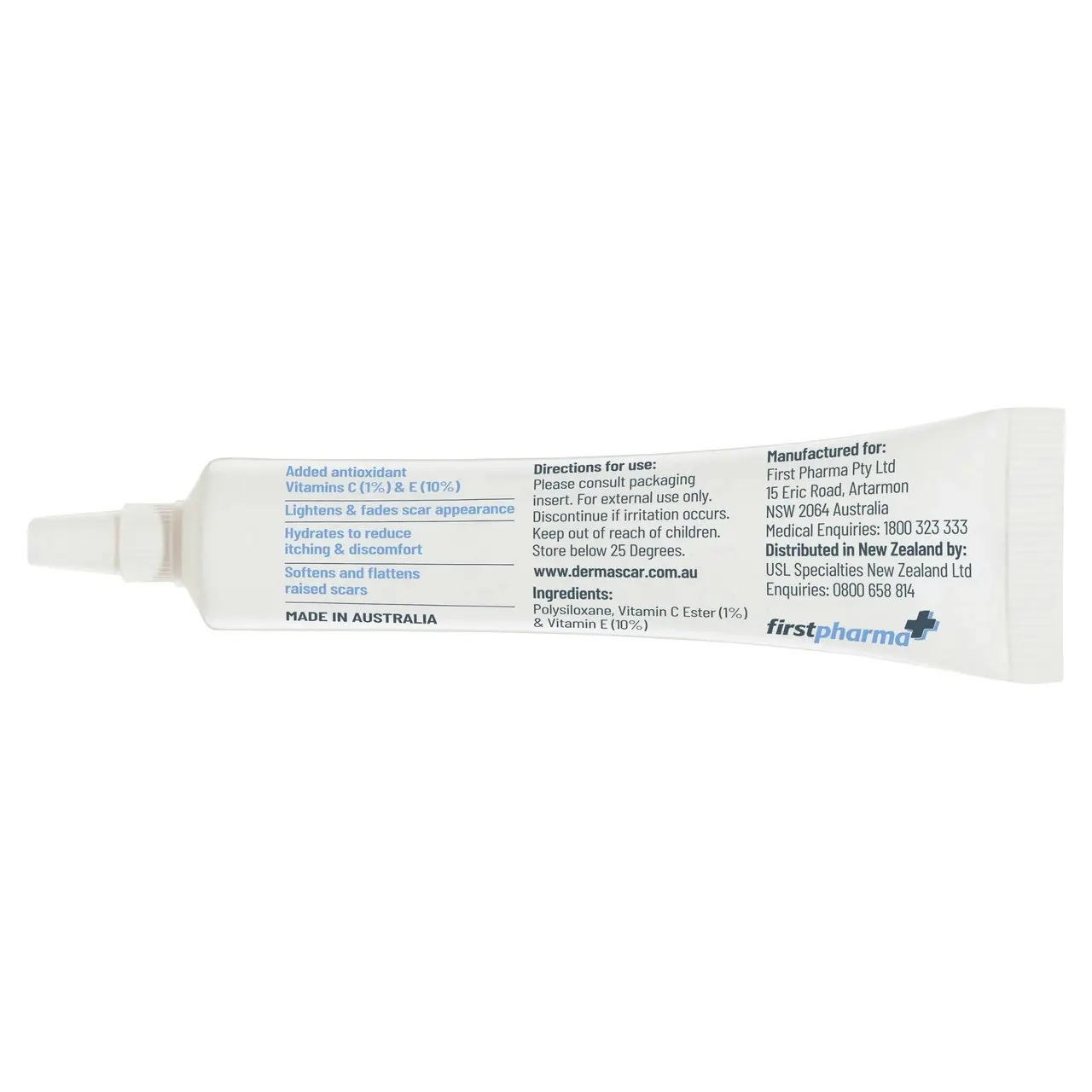 Dermascar Platinum C & E Silicone Gel 15g