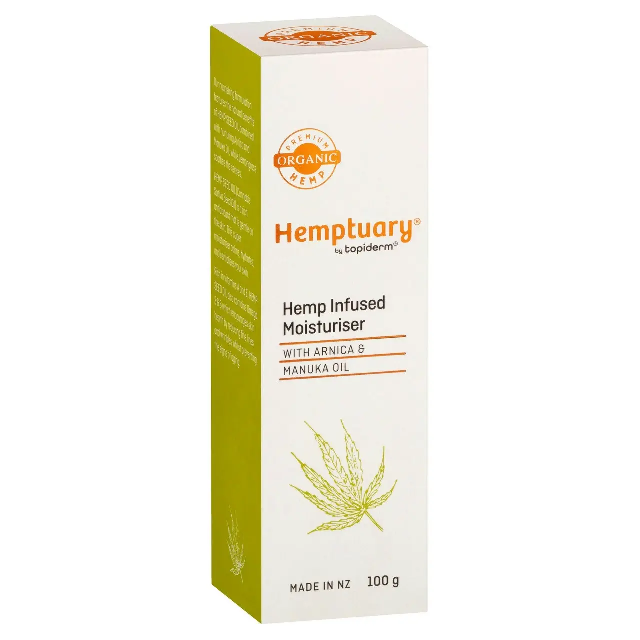 Hemptuary(R) by Topiderm(R) Hemp Infused Moisturiser 100g