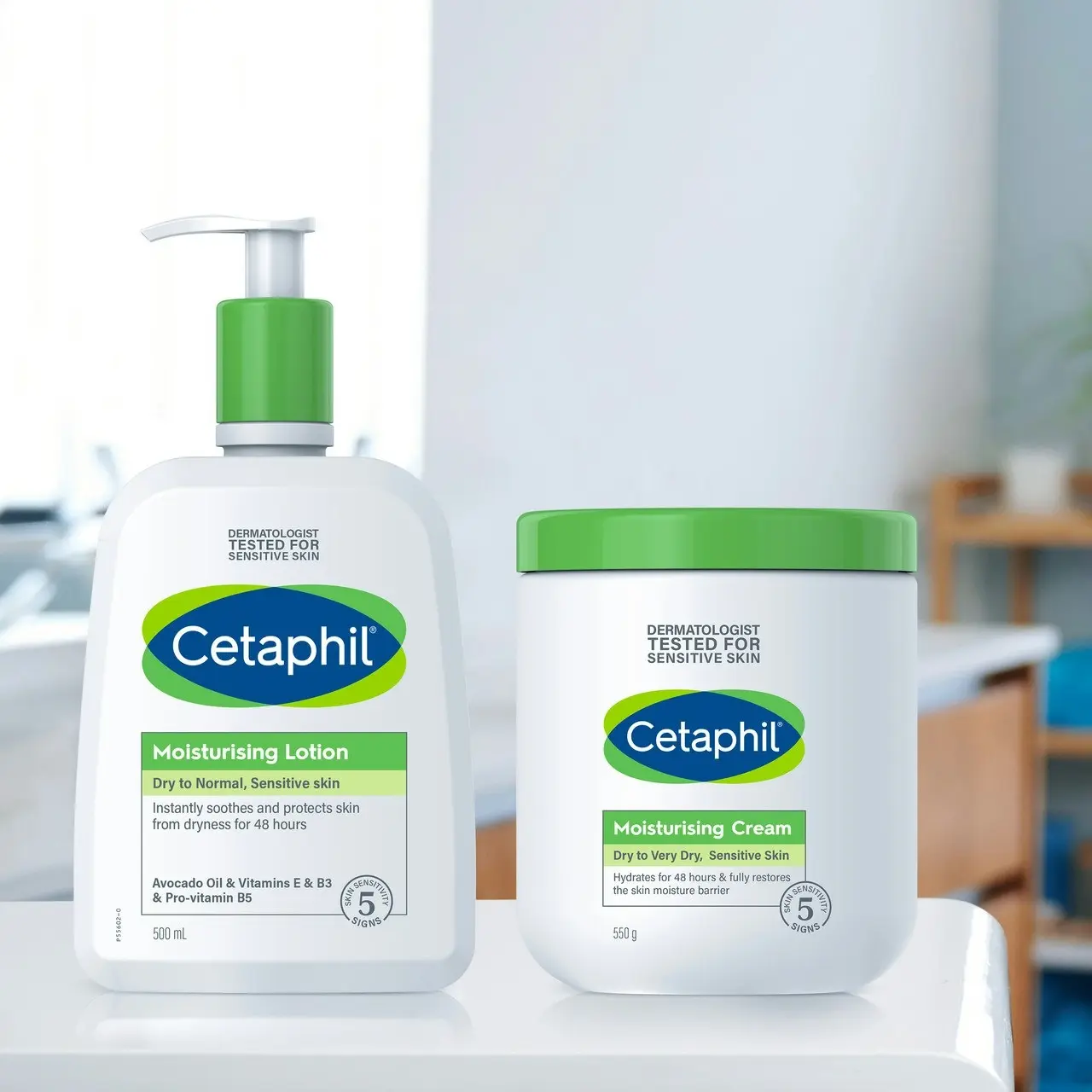 Cetaphil Moisturising Lotion 500mL, Daily Face & Body