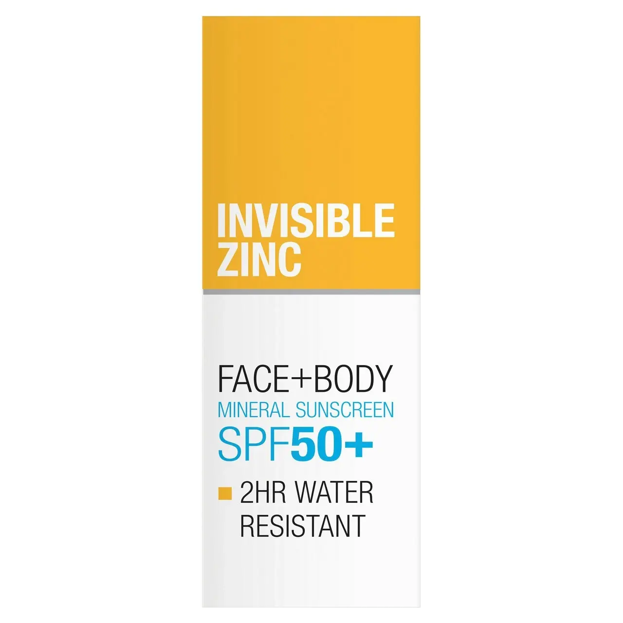 Invisible Zinc Face + Body Mineral Sunscreen SPF 50 150g