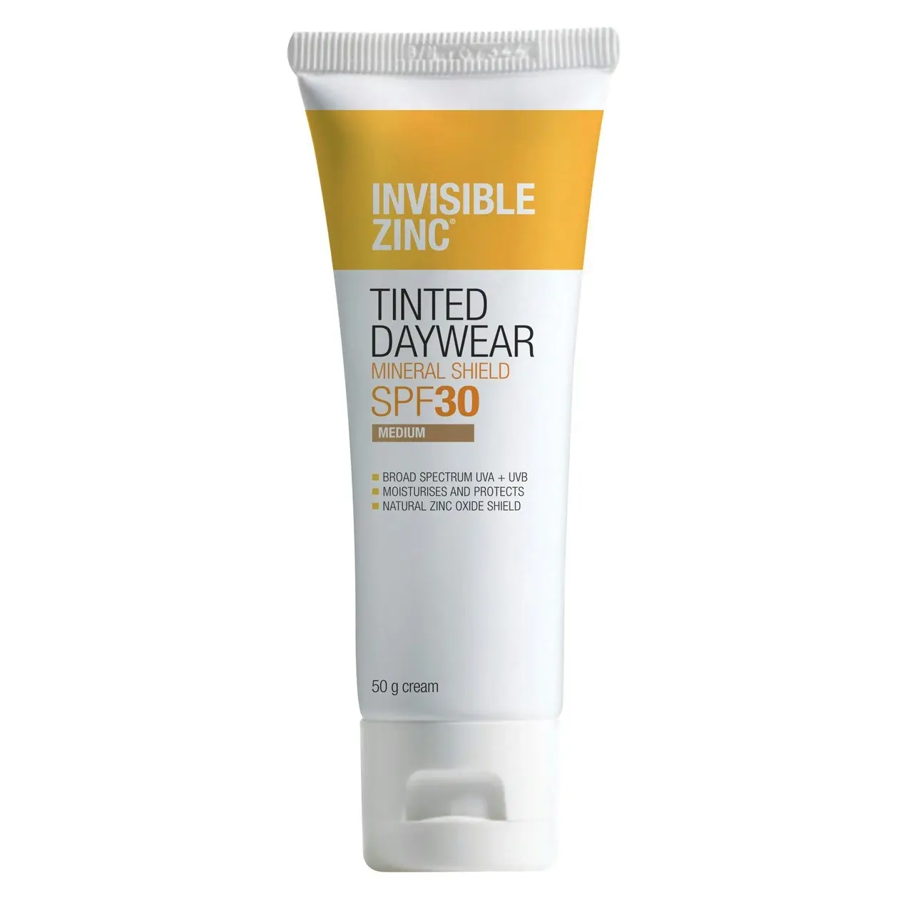 Invisible Zinc Tinted Daywear Mineral Shield SPF 30 Medium 50g