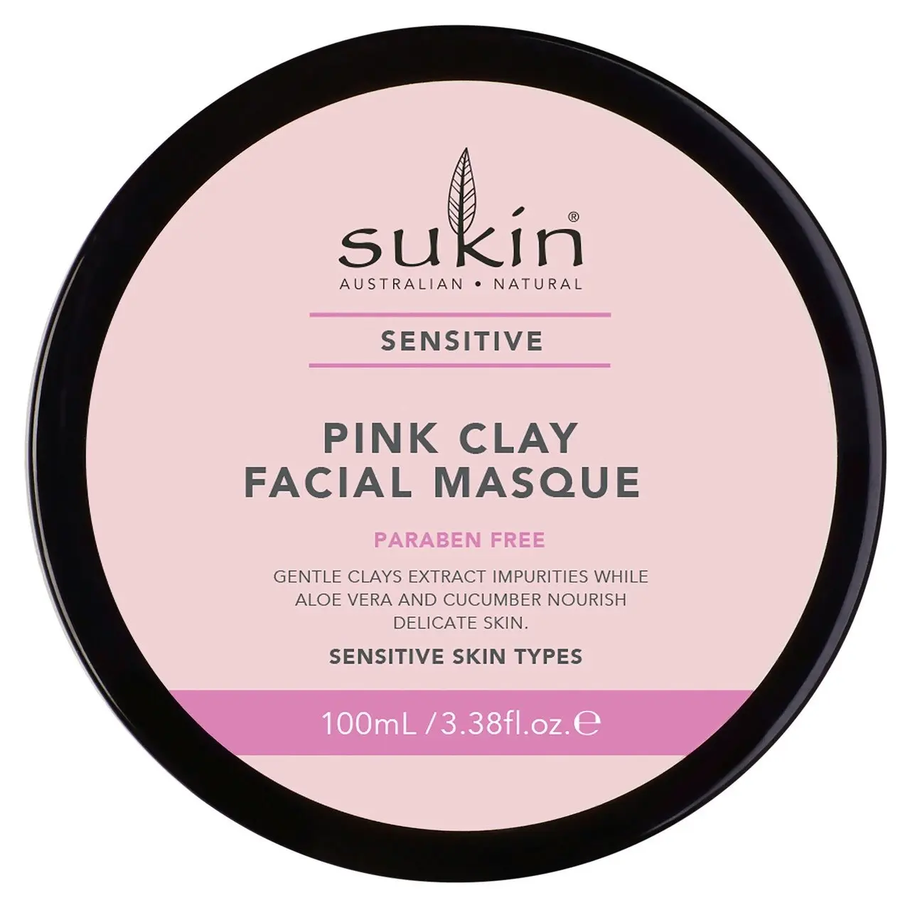 Sukin Sensitive Pink Clay Facial Masque 100ml