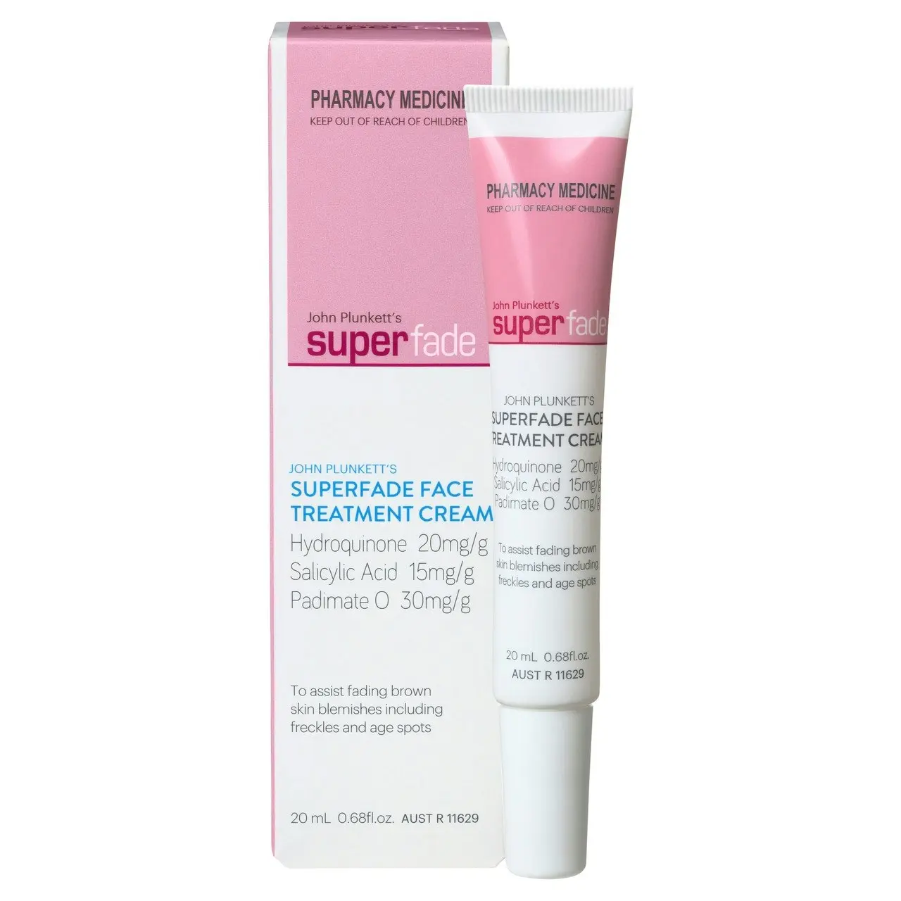 John Plunkett's SuperFade Face Treatment Cream 20mL