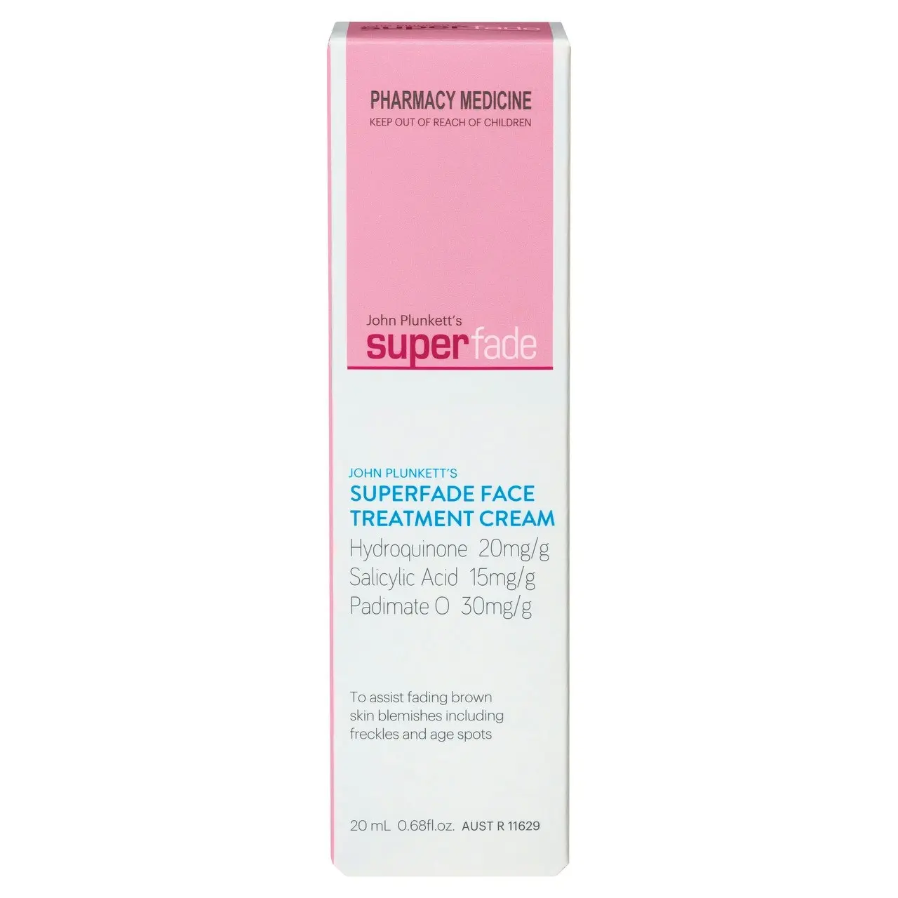 John Plunkett's SuperFade Face Treatment Cream 20mL