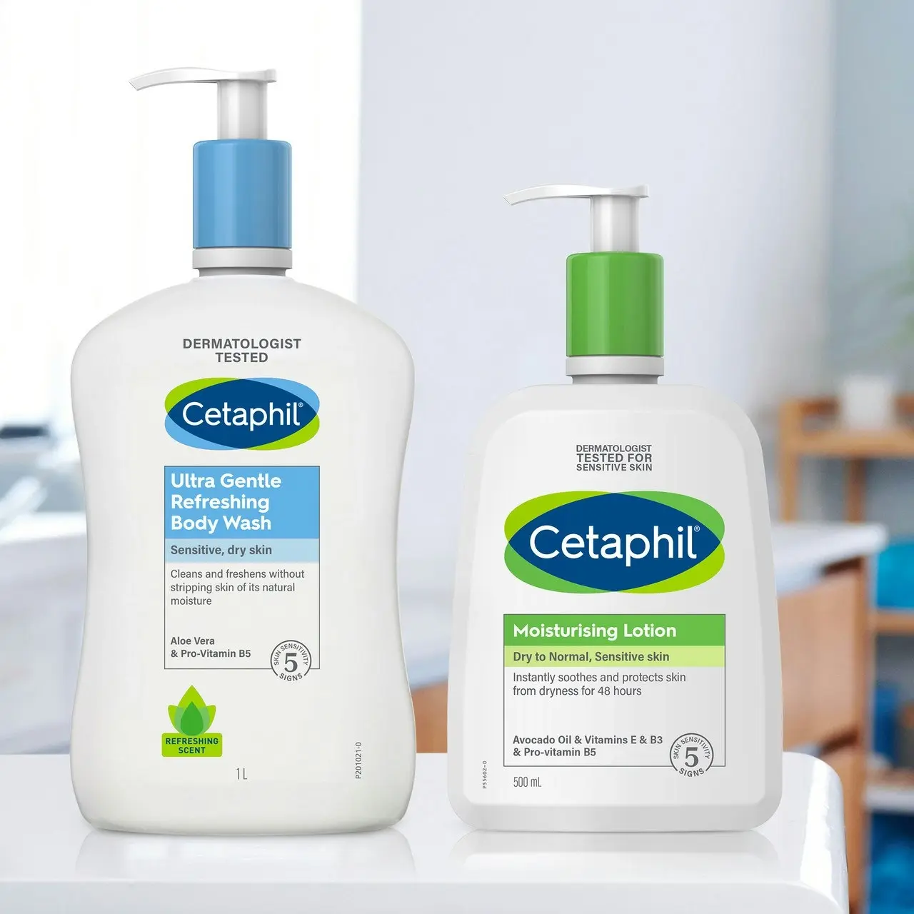 Cetaphil Ultra Gentle Refreshing Body Wash 1L