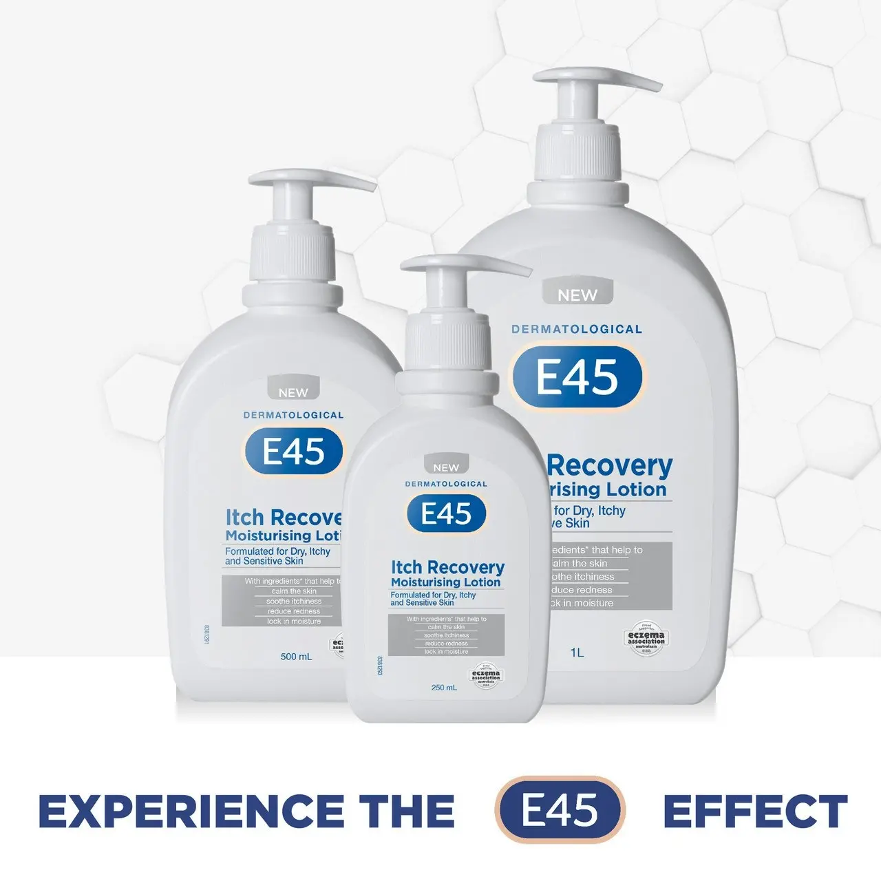 E45 Itch Recovery Moisturising Lotion 500mL