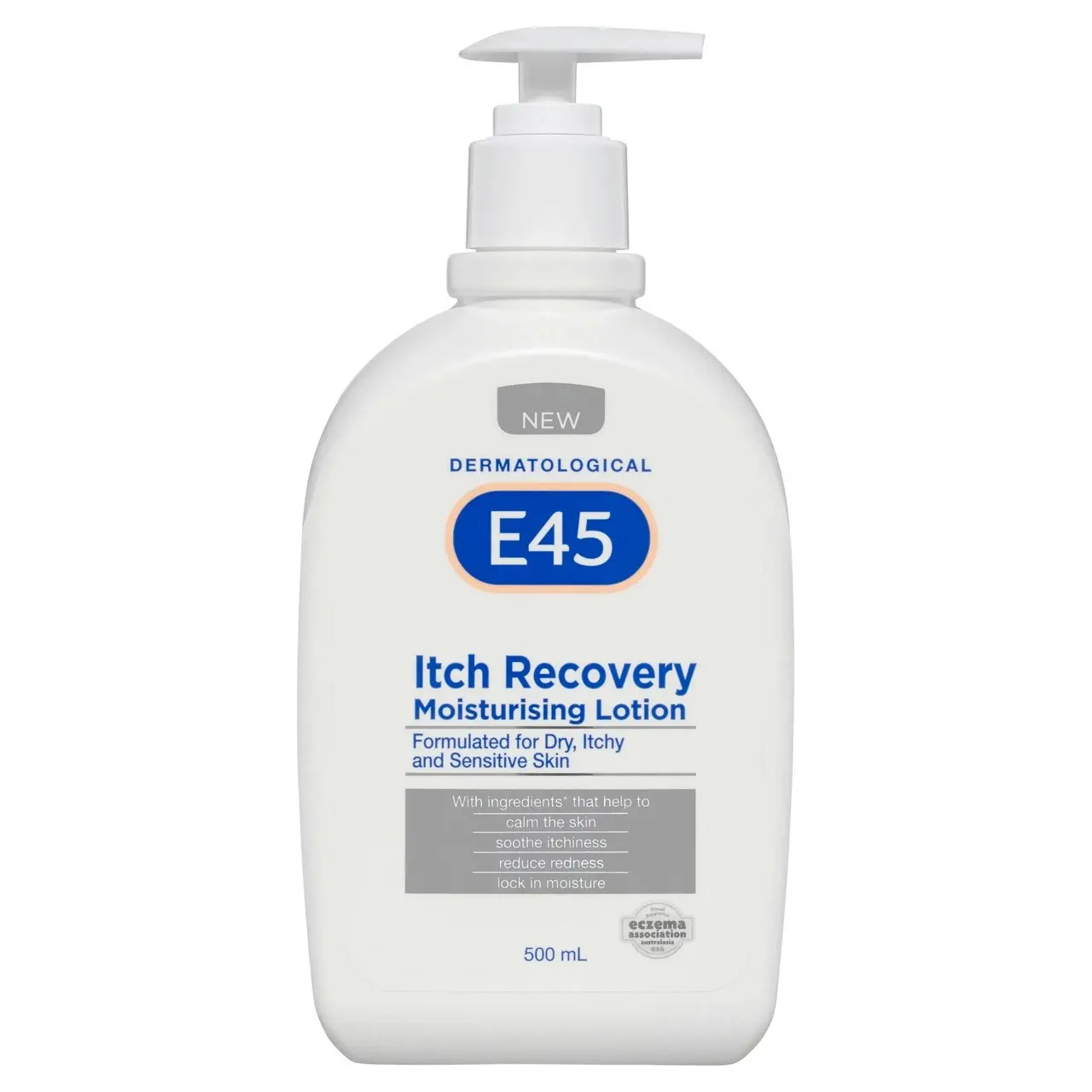 E45 Itch Recovery Moisturising Lotion 500mL